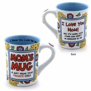 Gund Mom’s Mug Funny Mother’s Day Coffee Cup “A Gift From Your Favorite Child”